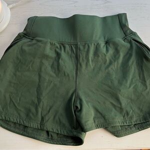 Balance Athletics Women's Green High-Waisted Shorts